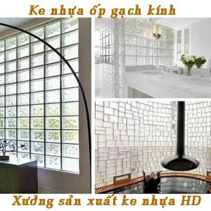 ke gạch kính
