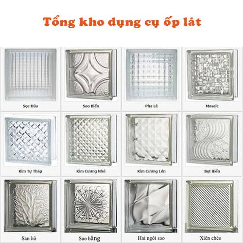 các mẫu ke gạch kính lấy sáng